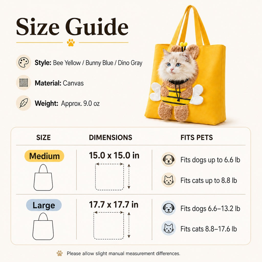 Head-Out Cat Carrier Tote for Walks & Vet Visits