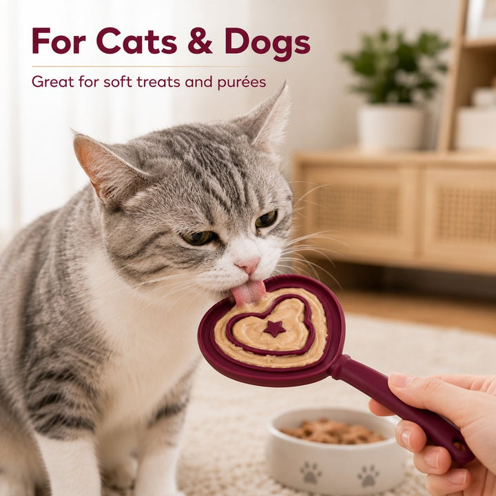 Heart Pet Licking Wand for Cats & Dogs