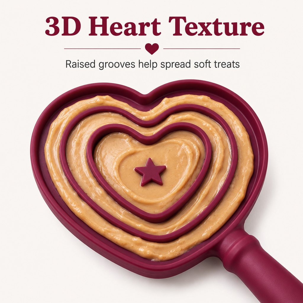 Heart Pet Licking Wand for Cats & Dogs