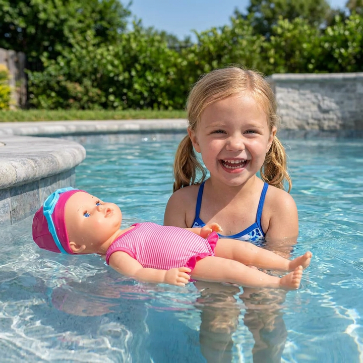 Swimming Baby Doll with Waterproof Electric Swimming Function