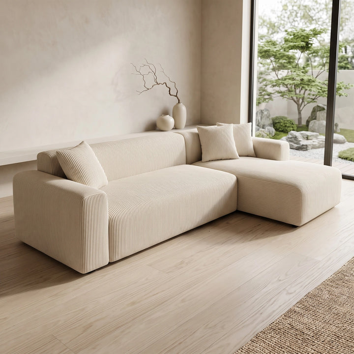 Herringbone Chenille Stretch Sofa Cover with Full Coverage Elastic Fit