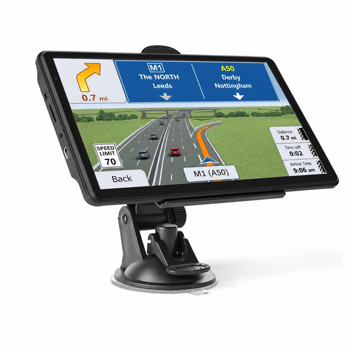 7" Car & Truck Sat Nav | UK & Europe Maps, HGV Routing