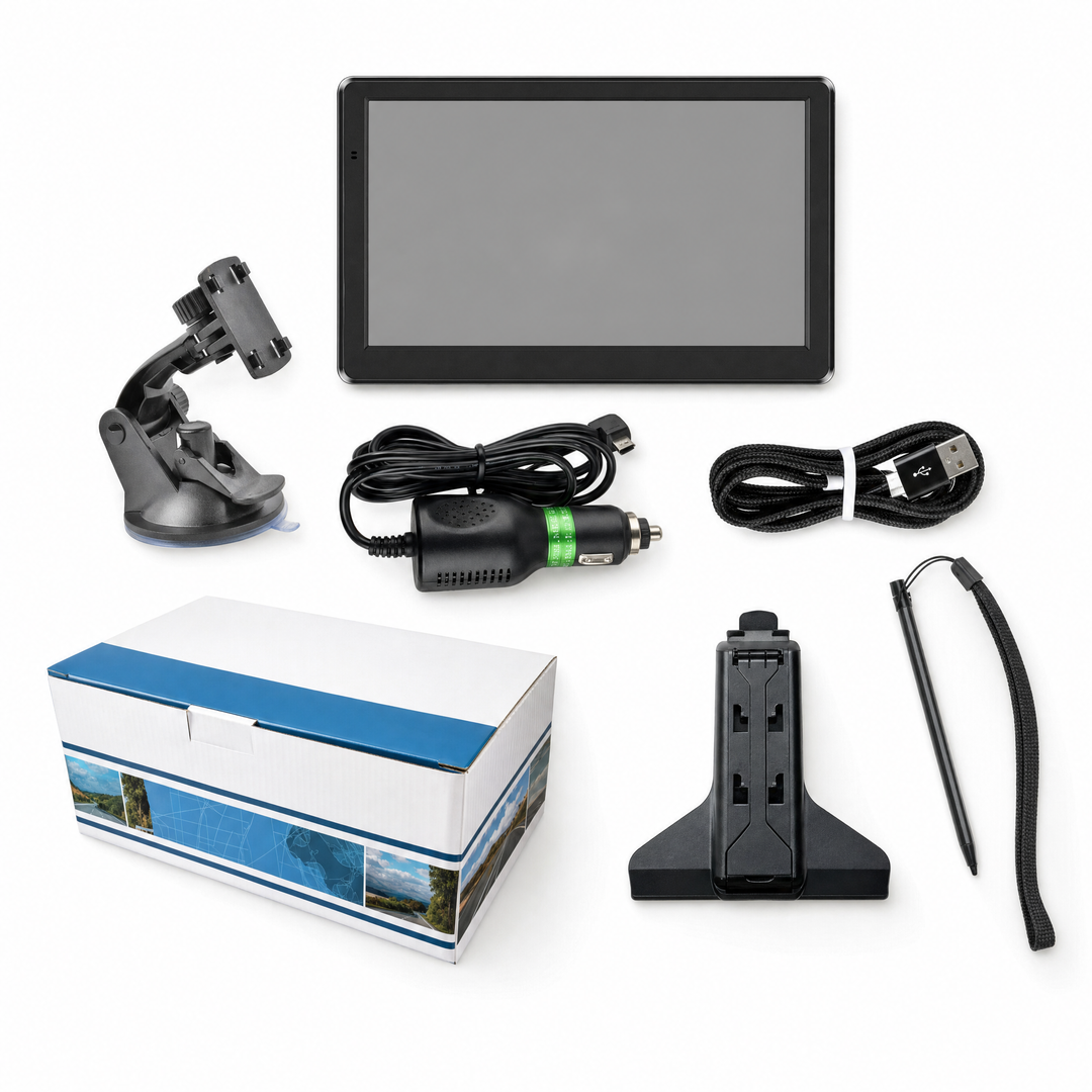 7" Car & Truck Sat Nav | UK & Europe Maps, HGV Routing