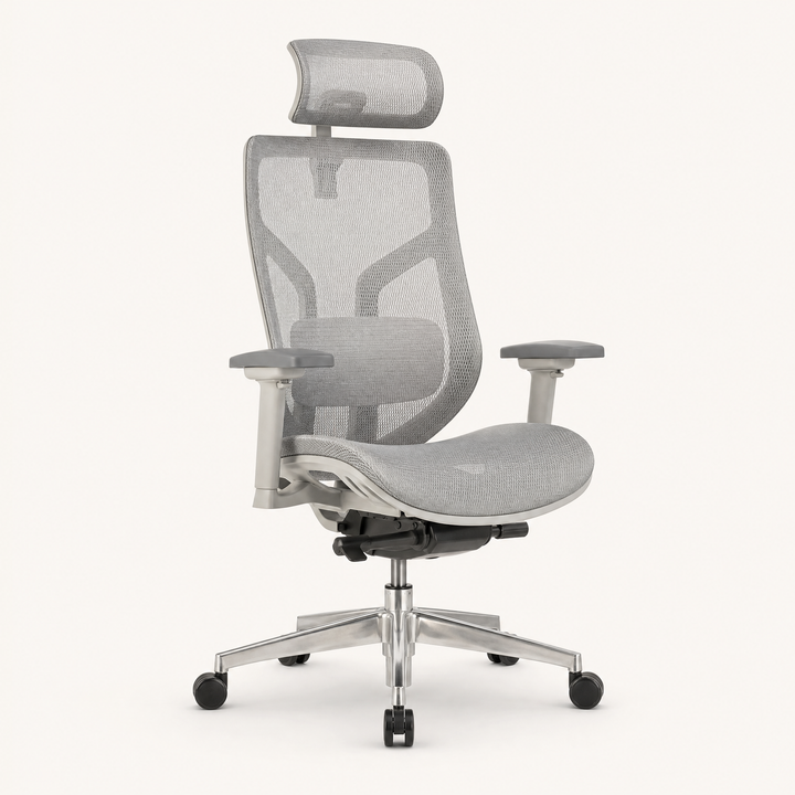 Sovereign | Premium High Back Mesh Chair — Ash
