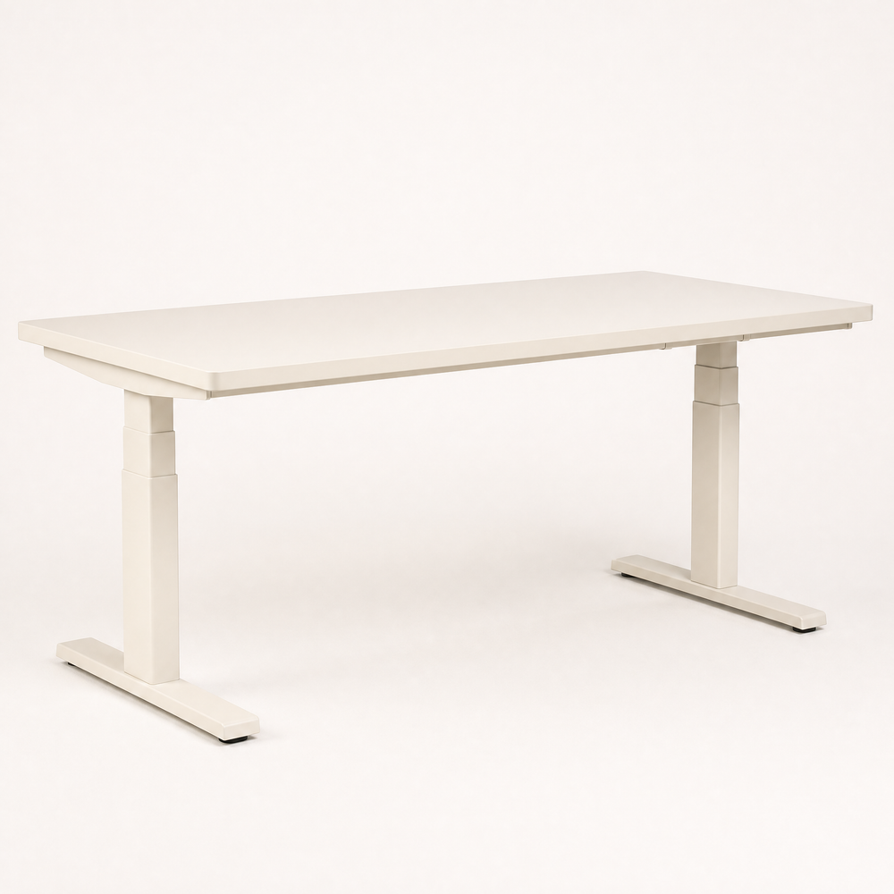 Level Pro | Dual Motor Sit Stand Desk 140 × 70 cm — Bone