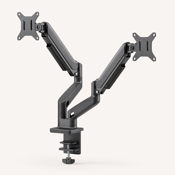 Ledbury Duo | Monitor Arm, Dual Screen — Graphite