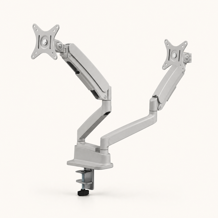 Ledbury Duo | Monitor Arm, Dual Screen — Ash