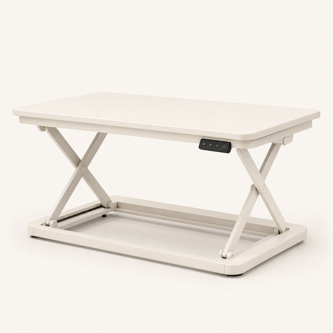 Level Stand | Electric Desktop Riser — Bone