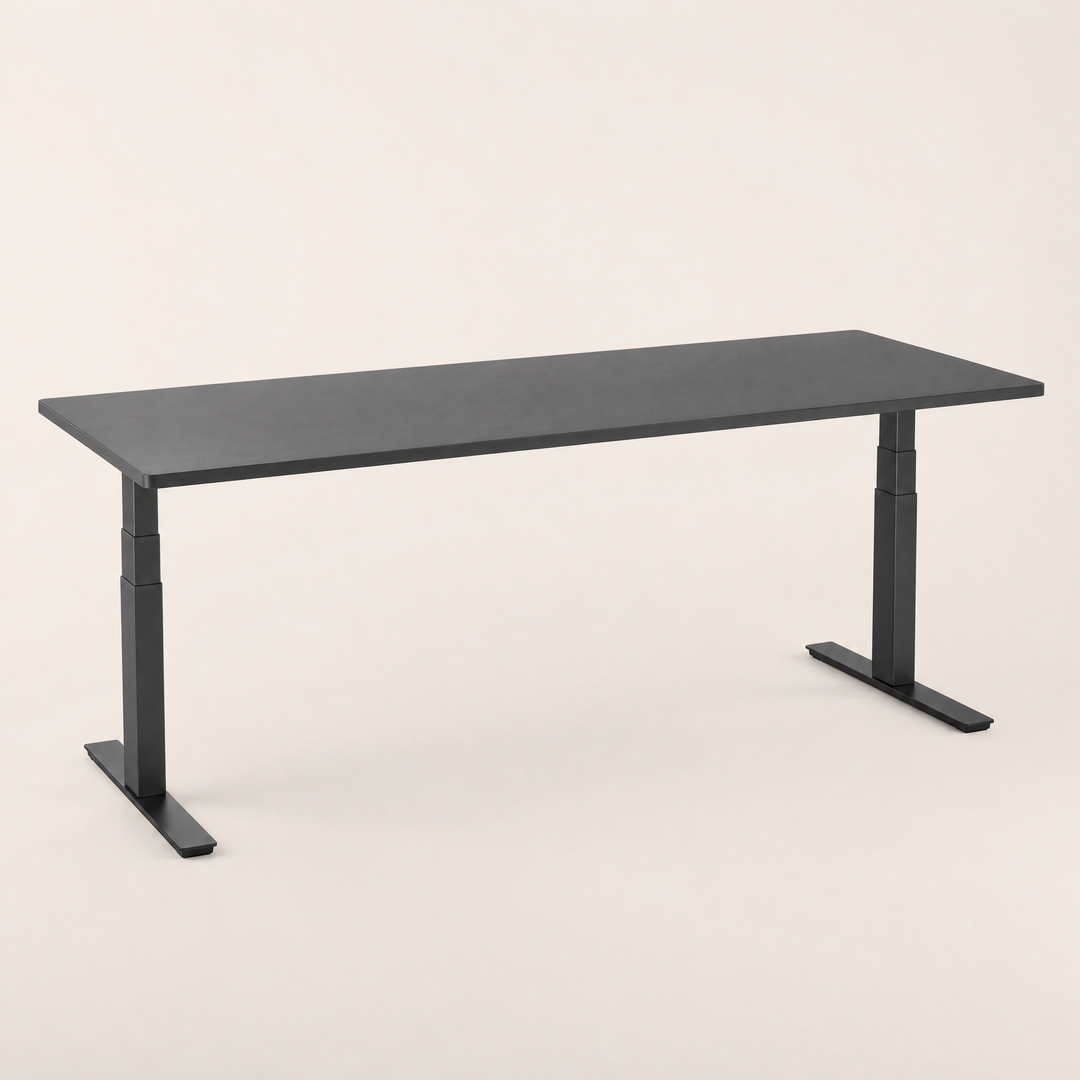 Level Duo | Dual Motor Sit Stand Desk 180 × 80 cm — Graphite