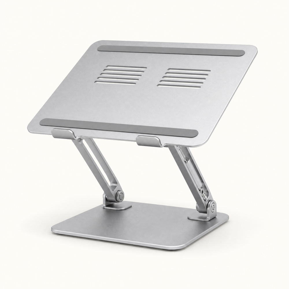 Kestrel Rise | Height Adjustable Laptop Riser — Ash