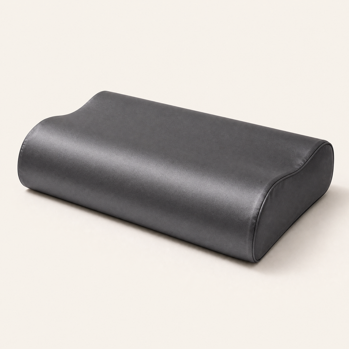 Arden Silk | Cervical Pillow with Ice Silk Cover — Graphite