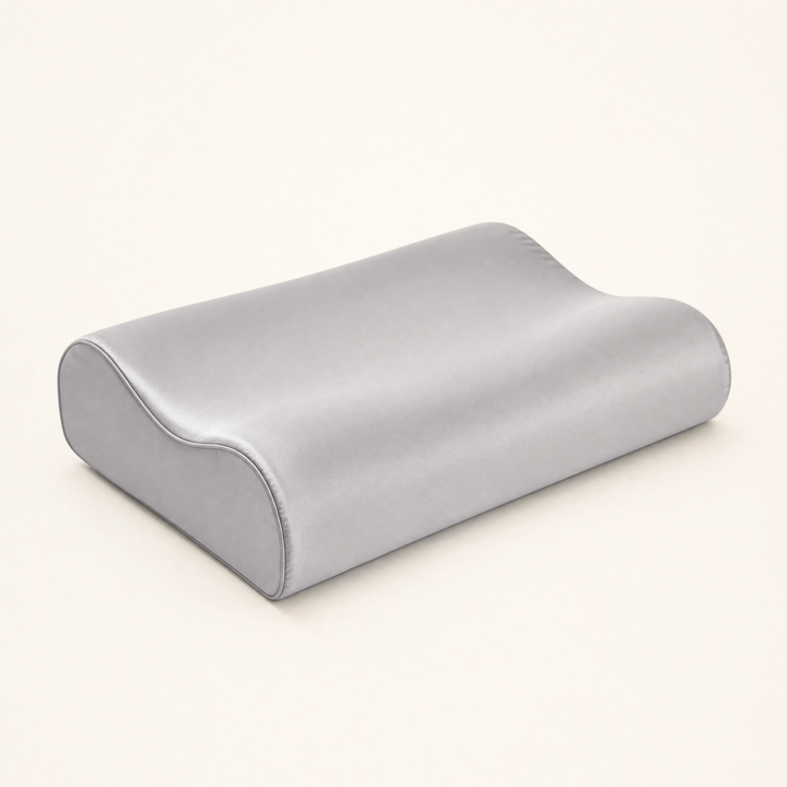 Arden Silk | Cervical Pillow with Ice Silk Cover — Ash