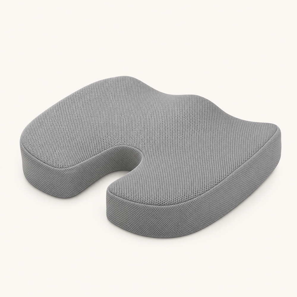 Wyre | Memory Foam Gel Seat Cushion — Ash