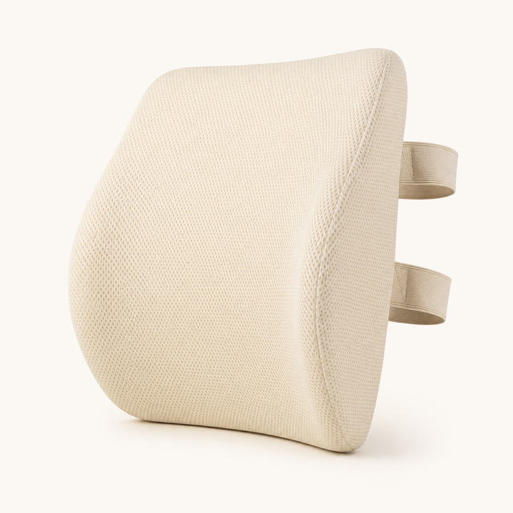 Halden Plus | Memory Foam Lumbar Chair Cushion — Bone