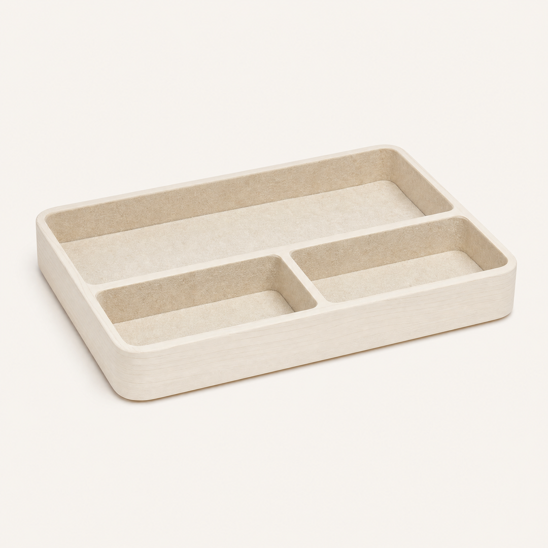 Sefton Tray | Catch-All Desk Tray — Bone