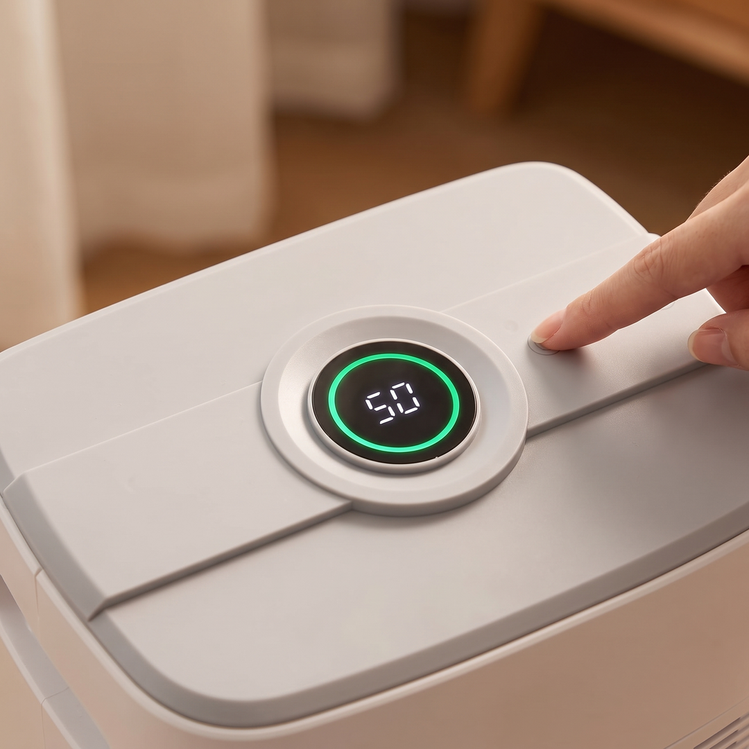 Compact 16L Dehumidifier control panel