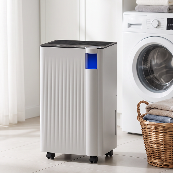 12L Dehumidifier with Air Filter in a utility room