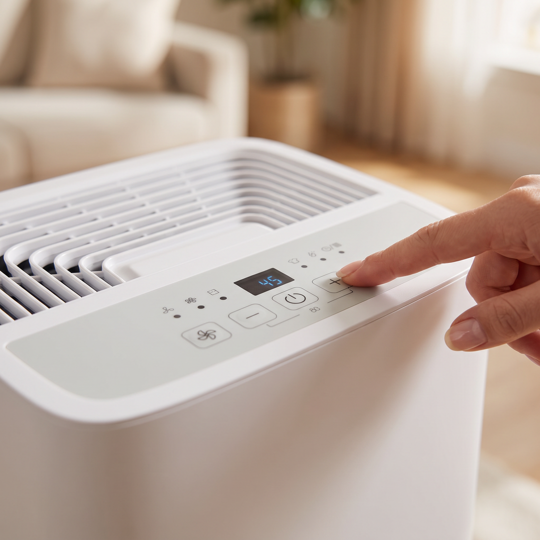 High-Capacity Dehumidifier control panel