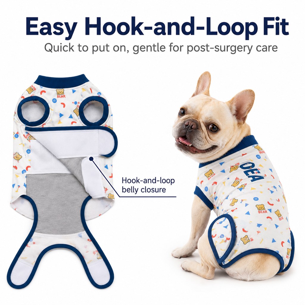 Dog Recovery Suit for Post-Surgery Belly Protection