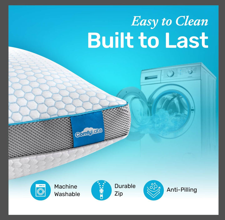 Premium Hybrid Pillow With Temperature Regulating