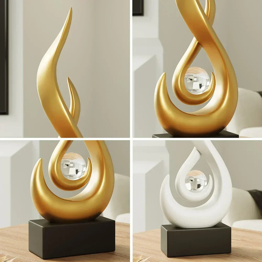 Skanto | Serenity Abstract Sculpture – Modern Artistic Home Decor