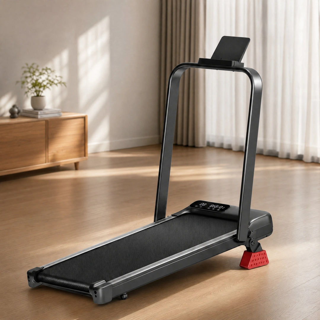 Incline Walking Pad with Remote Control and LED Display