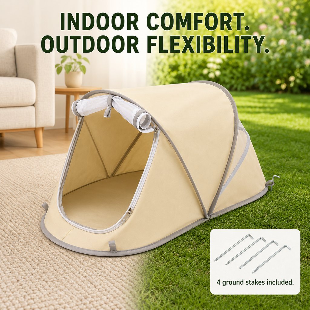 Portable Foldable Pet Tent for Cats & Small Dogs