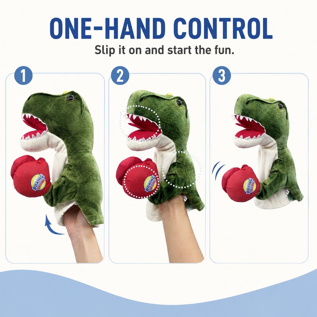 Interactive Boxing Pet Puppet for Indoor Play