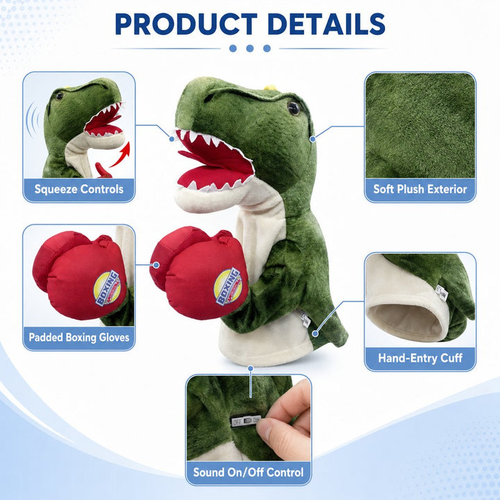 Interactive Boxing Pet Puppet for Indoor Play