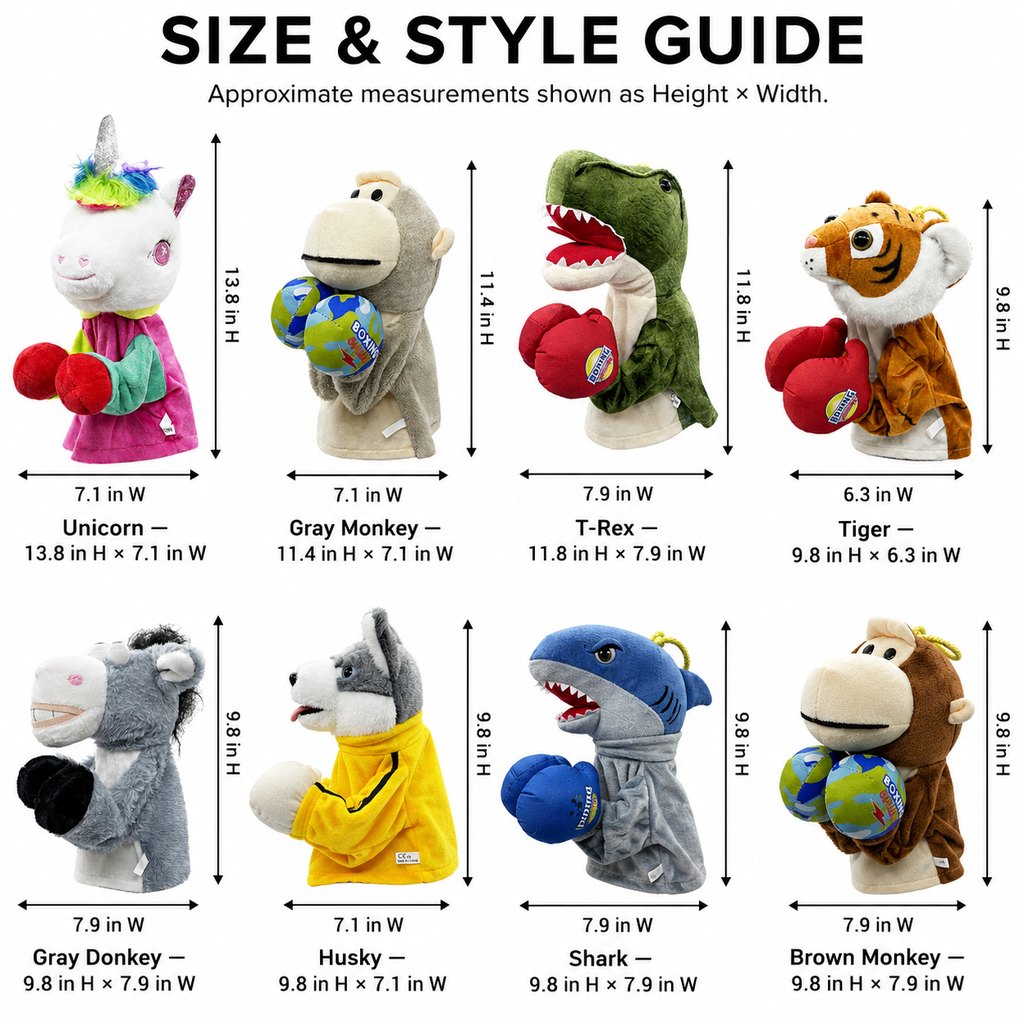 Interactive Boxing Pet Puppet for Indoor Play