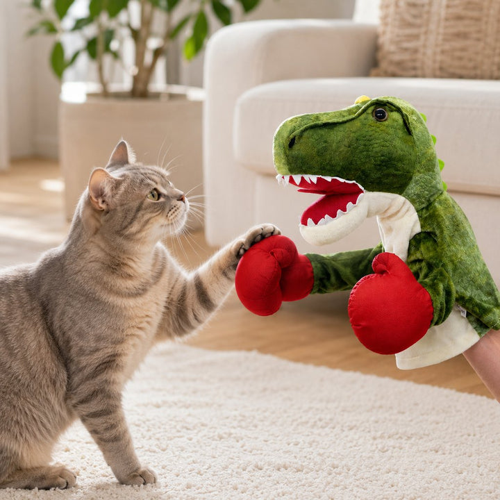 Interactive Boxing Pet Puppet for Indoor Play