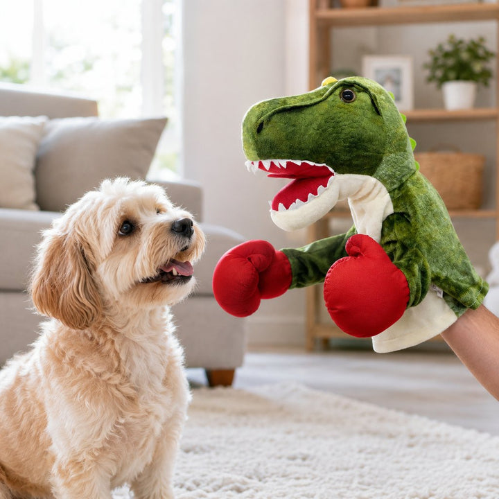 Interactive Boxing Pet Puppet for Indoor Play