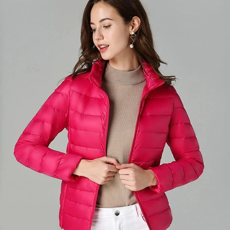 Women's Hooded Zip-Through Padded Jacket for Layering, image 6
