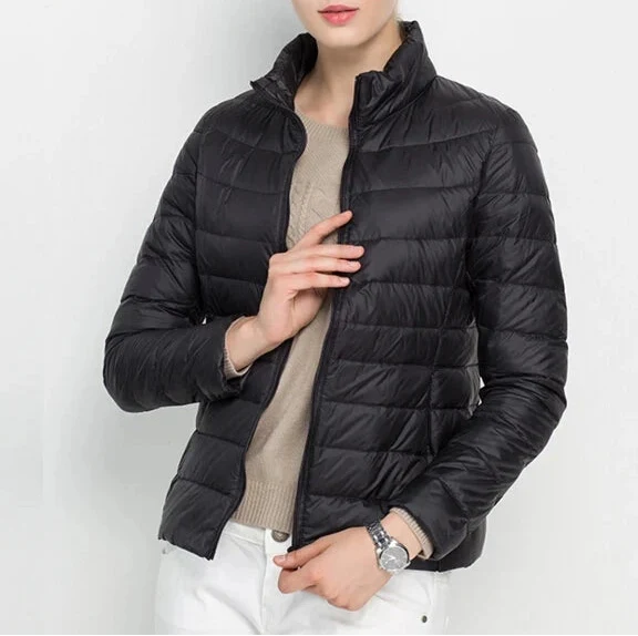 Women's Hooded Zip-Through Padded Jacket for Layering, image 9