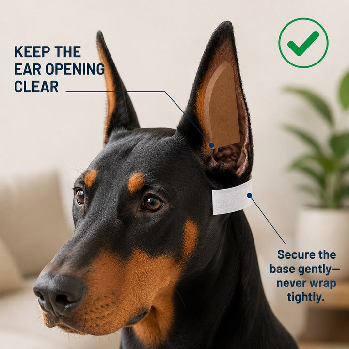 At-Home Dog Ear Posting Support Patch Kit
