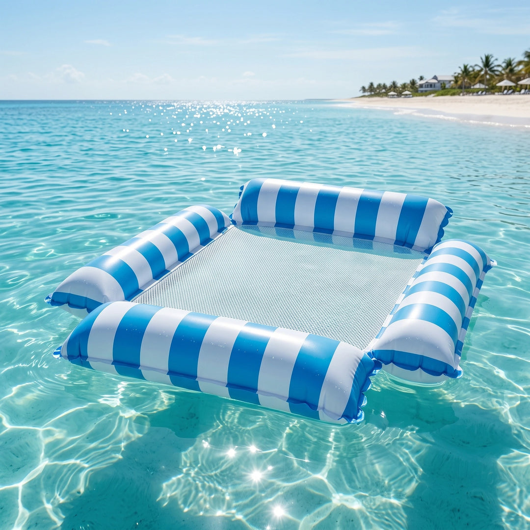 Kids Inflatable Pool Float with Mesh Seat for Pool Beach and Lake Water Fun