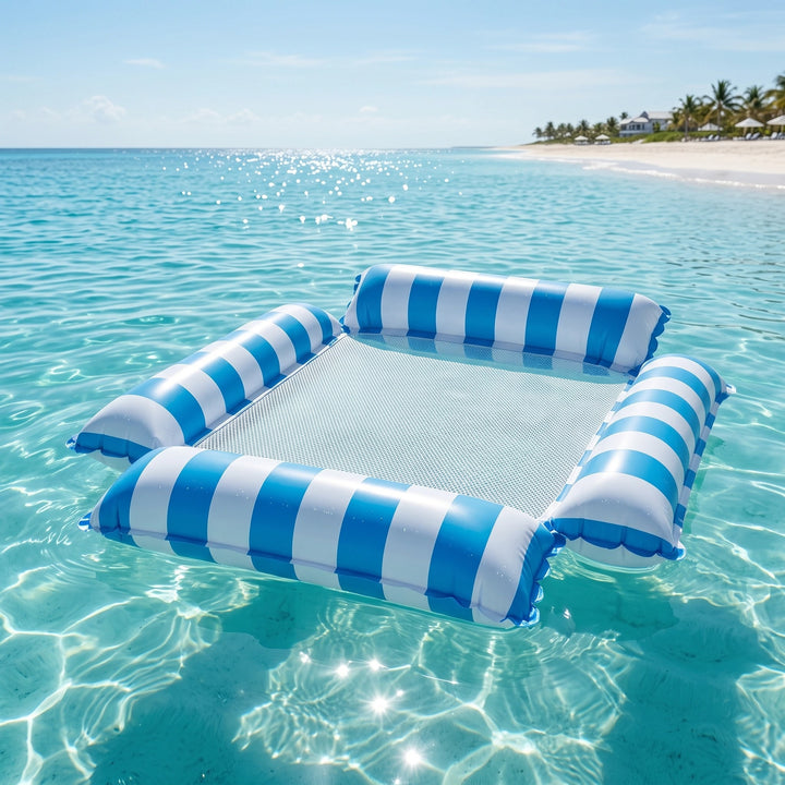 Kids Inflatable Pool Float with Mesh Seat for Pool Beach and Lake Water Fun