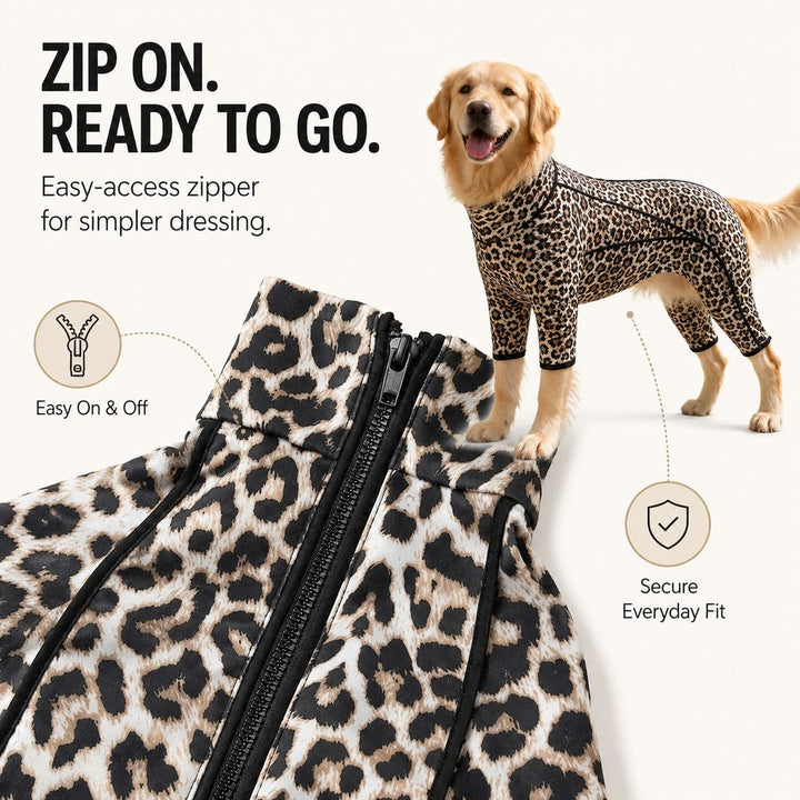 Four-Leg Full-Body Dog Jumpsuit for Home & Outdoor Wear