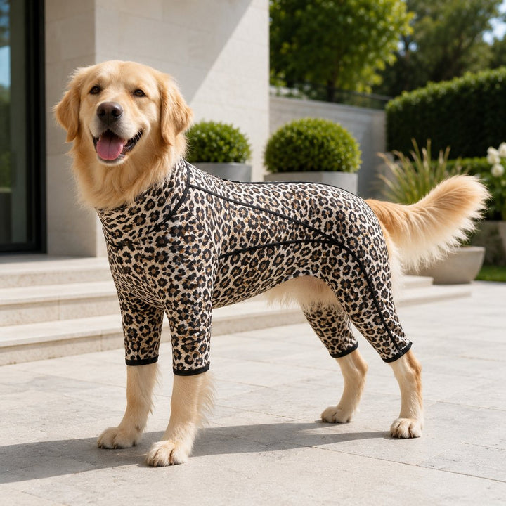 Four-Leg Full-Body Dog Jumpsuit for Home & Outdoor Wear