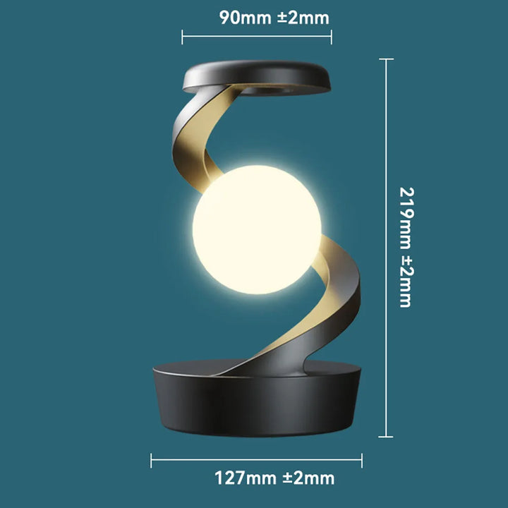 Levitating Night Lamp With Wireless Phone Charger