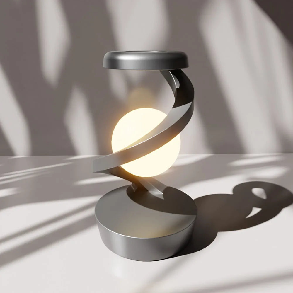 Levitating Night Lamp With Wireless Phone Charger