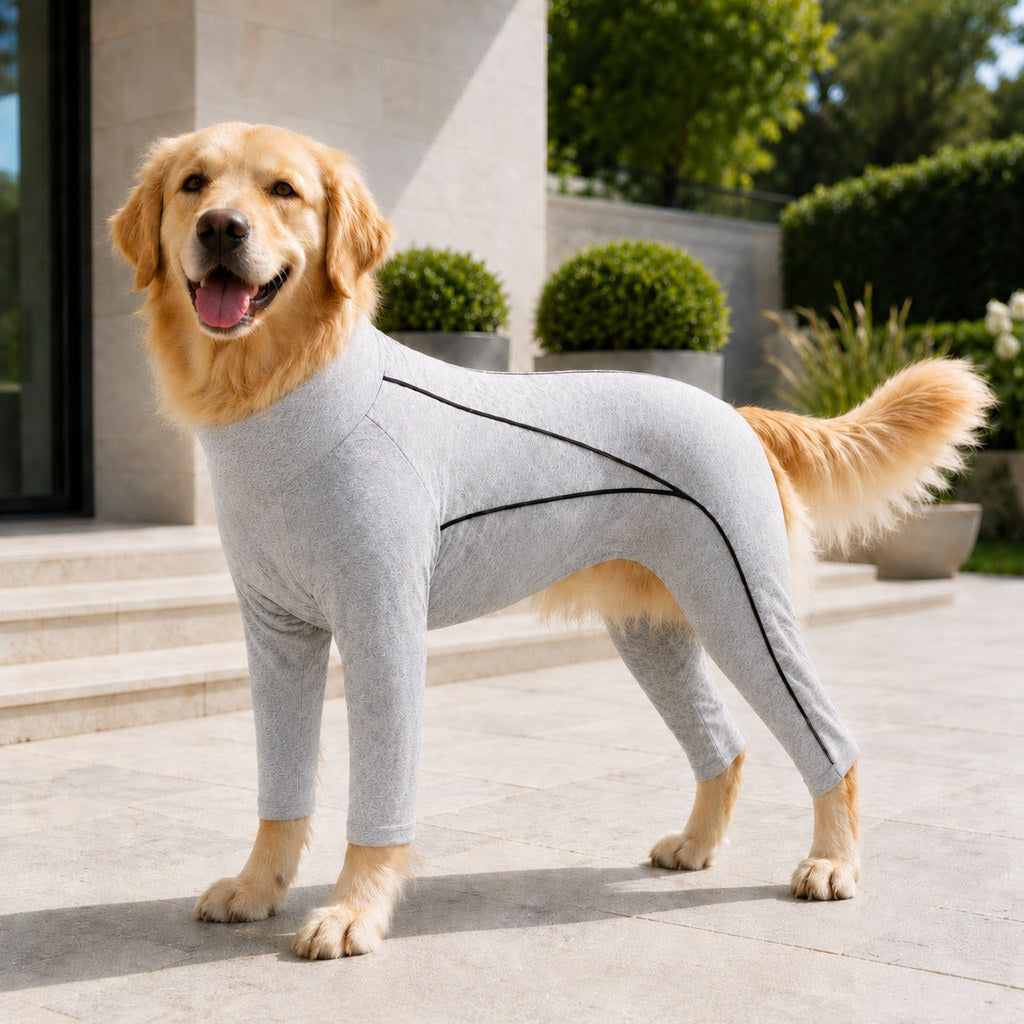 Four-Leg Full-Body Dog Jumpsuit for Home & Outdoor Wear