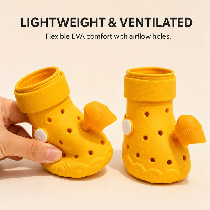Step-Activated RGB Light-Up Dog Boots for Night Walks