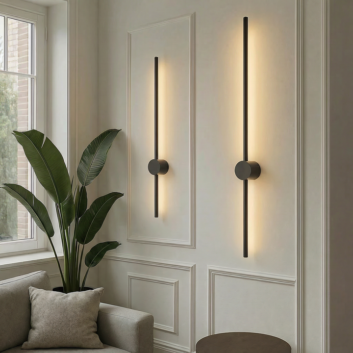 Linear LED Wall Light | Minimalist Iron and Acrylic Bar Light
