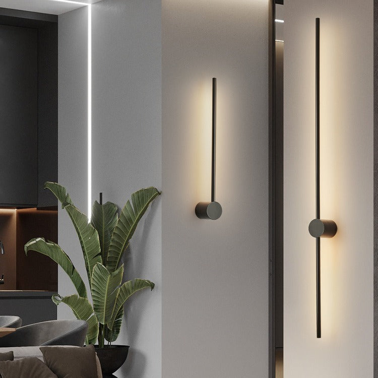 Linear LED Wall Light | Minimalist Iron and Acrylic Bar Light