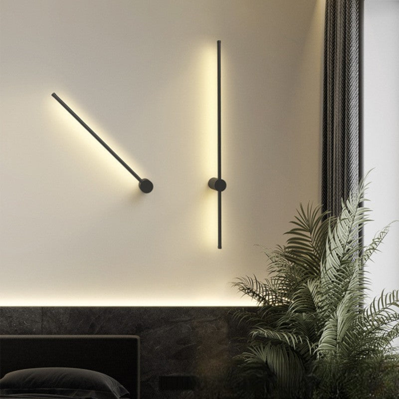 Linear LED Wall Light | Minimalist Iron and Acrylic Bar Light