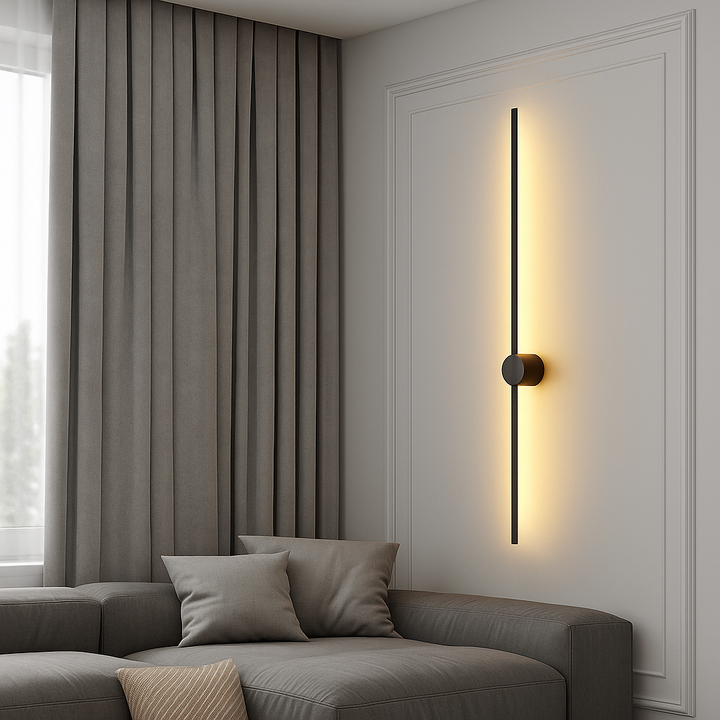 Linear LED Wall Light | Minimalist Iron and Acrylic Bar Light