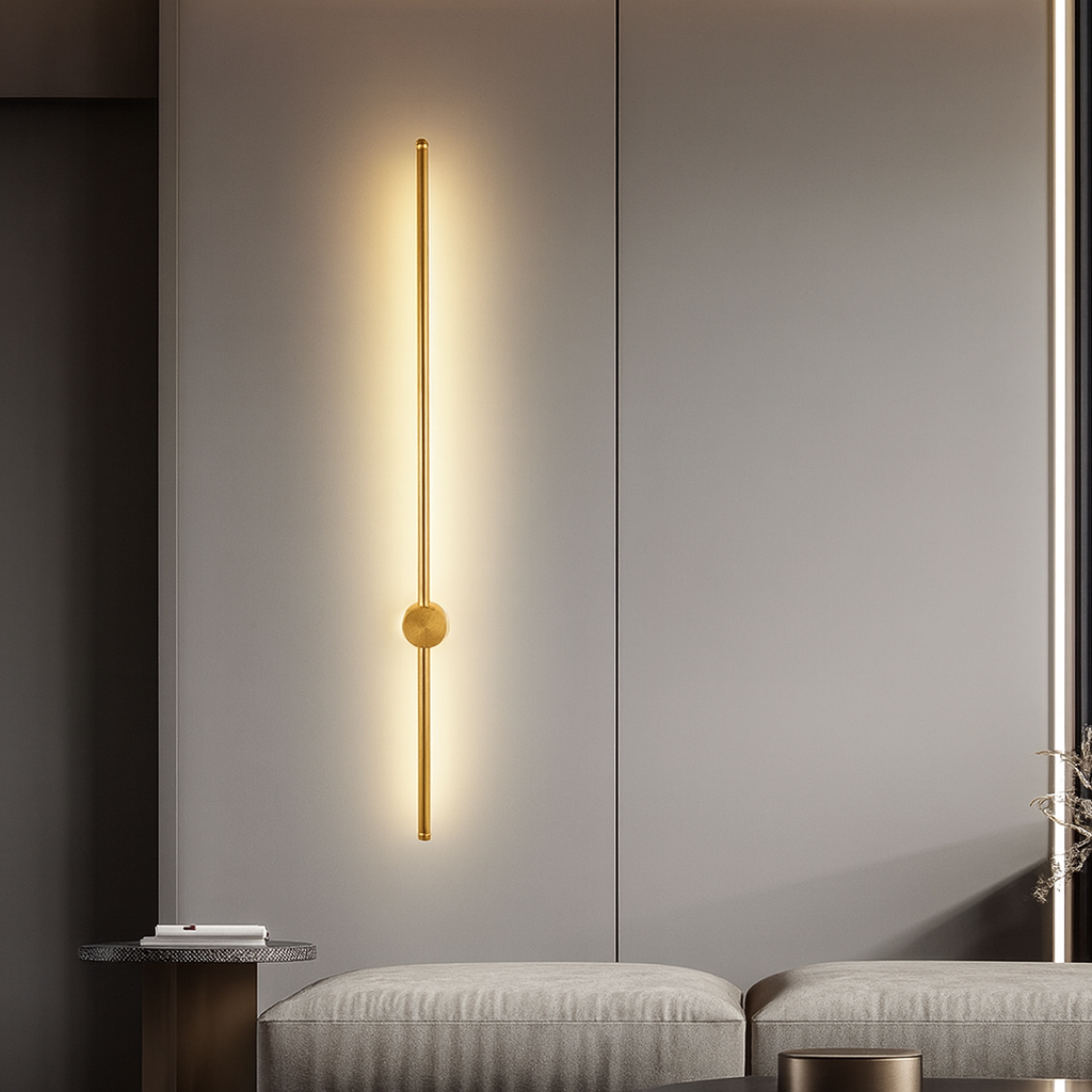 Linear LED Wall Light | Minimalist Iron and Acrylic Bar Light
