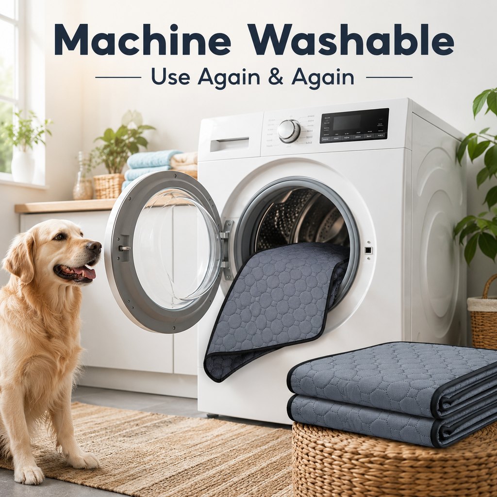 Reusable Washable Pet Pee Pad for Cats & Dogs