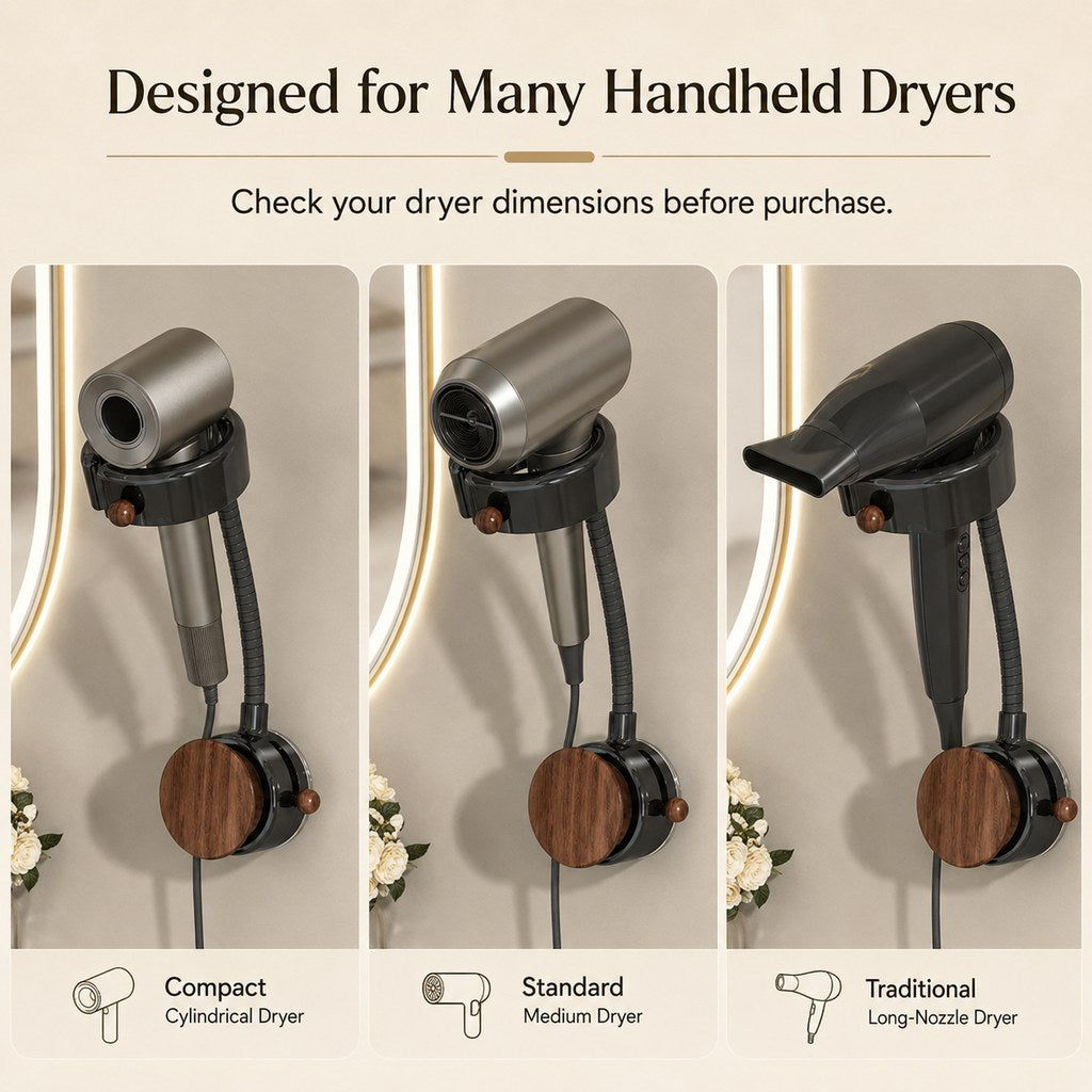 Hands-Free Pet Grooming Hair Dryer Holder for At-Home Bath Time
